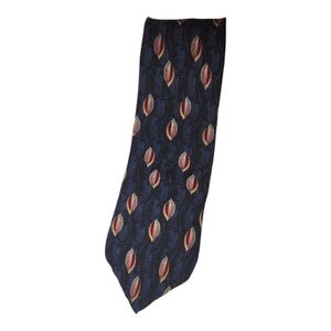 Vtg Bill‎ Blass Mens Silk Tie in Blue, Burgundy, and Cream